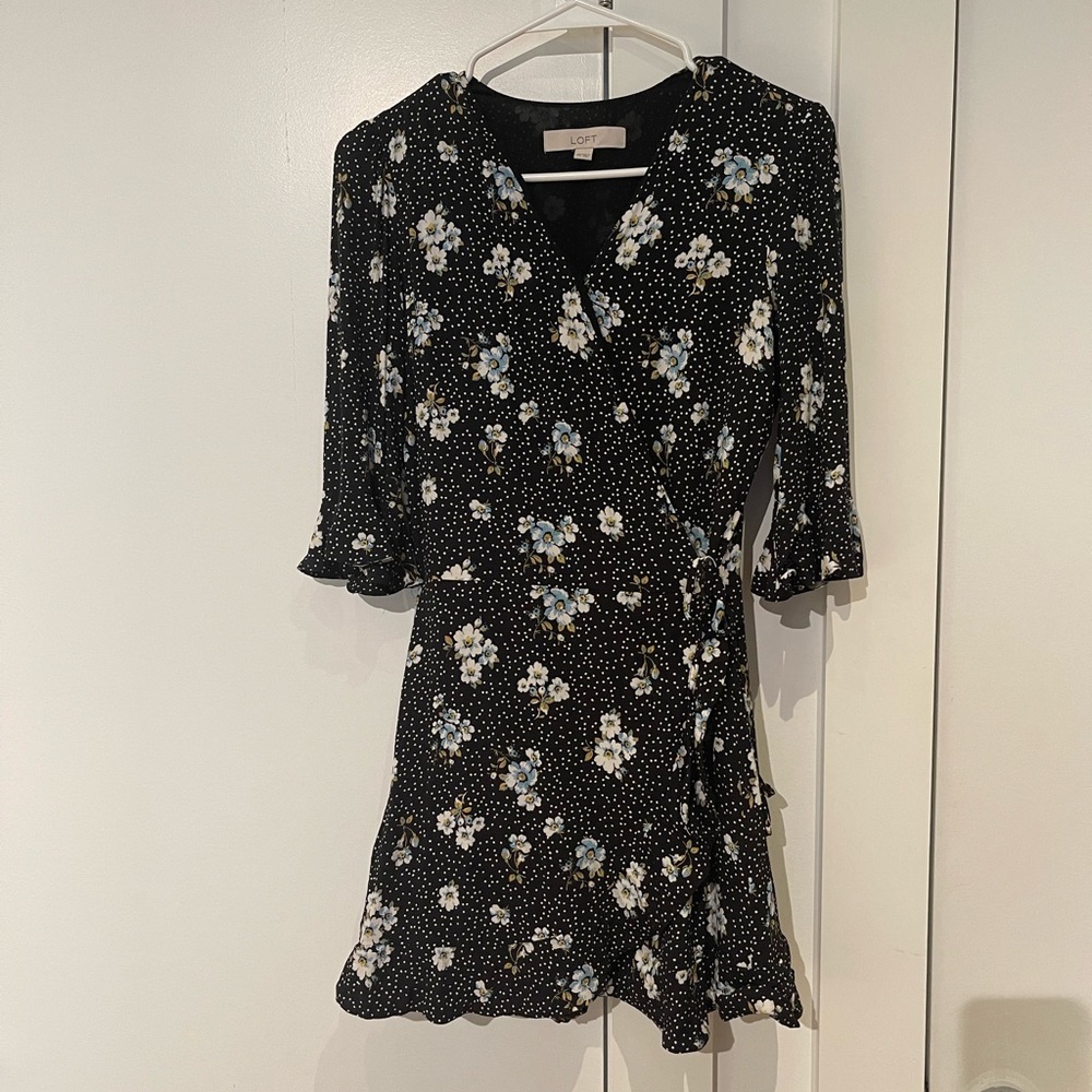Flirty Floral Wrap Skort
